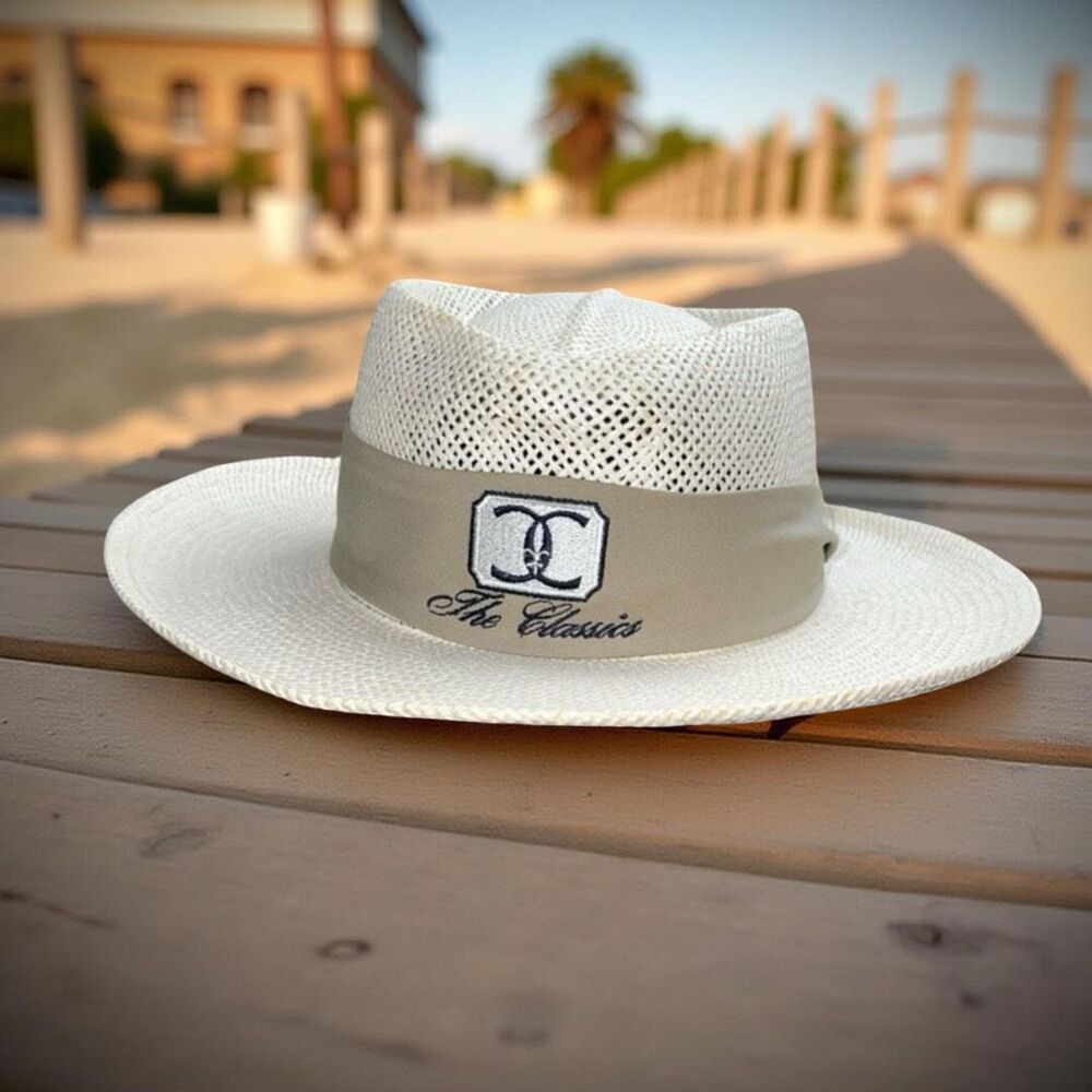 Imperial CC The Classic Cream Straw Hat Size L/XL